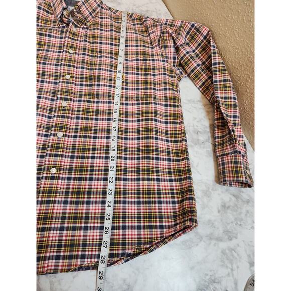 Cinch Men's Plaid Cotton Button‎ Down Long Sleeve Shirt Size M - Picture 6 of 6